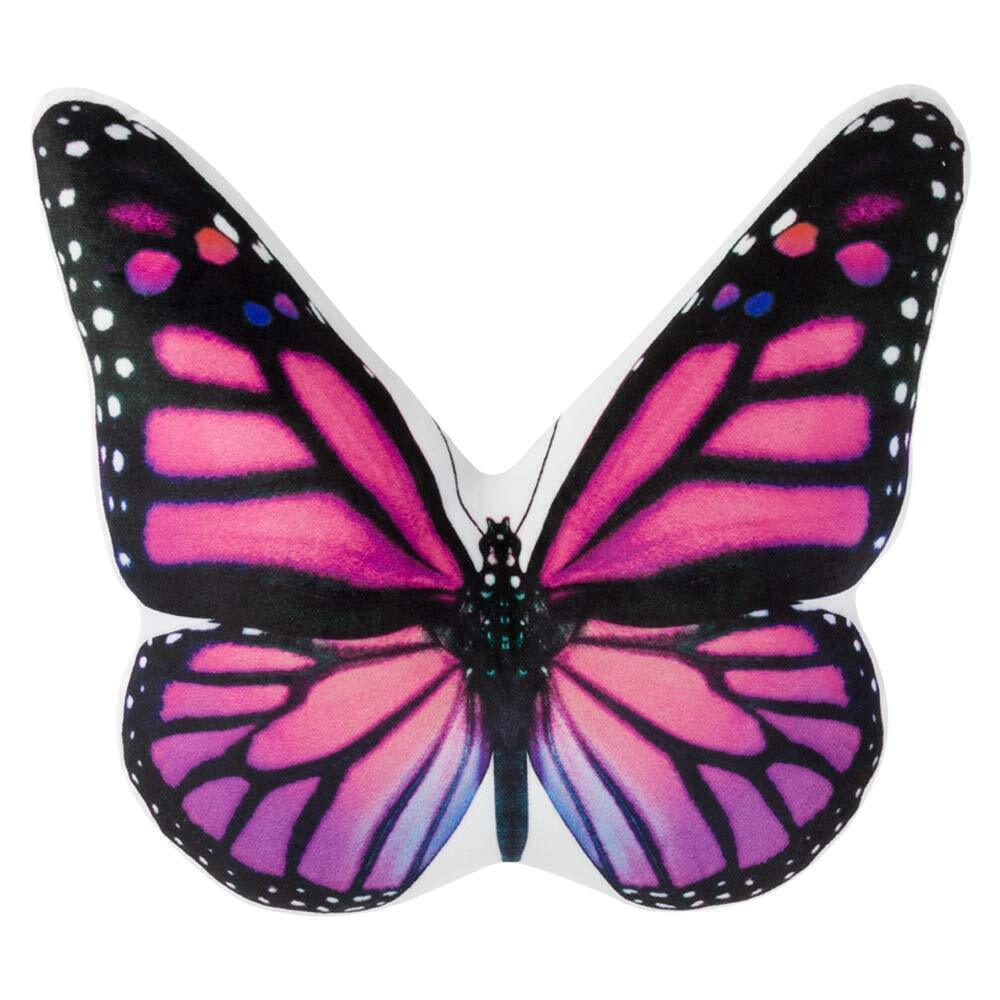 9360 Colorful 3D Butterfly Pillow Decorative Animal Throw Pillow Print